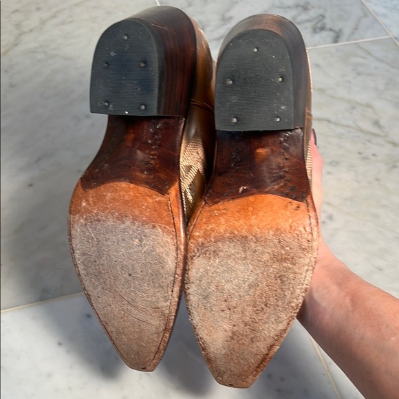 Maggie Metallic Rose Gold Boots - Picture 12 of 15